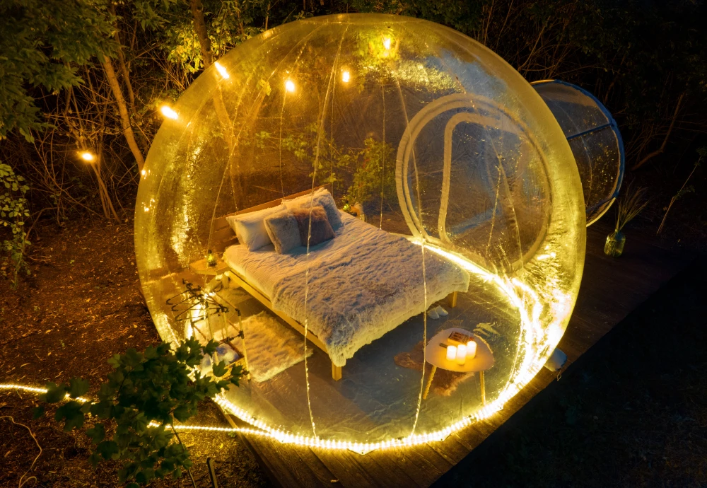 outdoor bubble tents